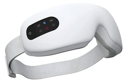 White electronic device with a band on a white background